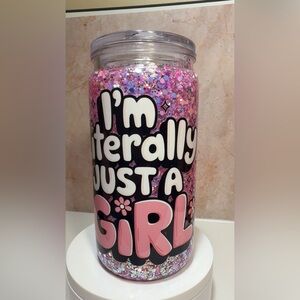 snowglobe cup (acrylic)